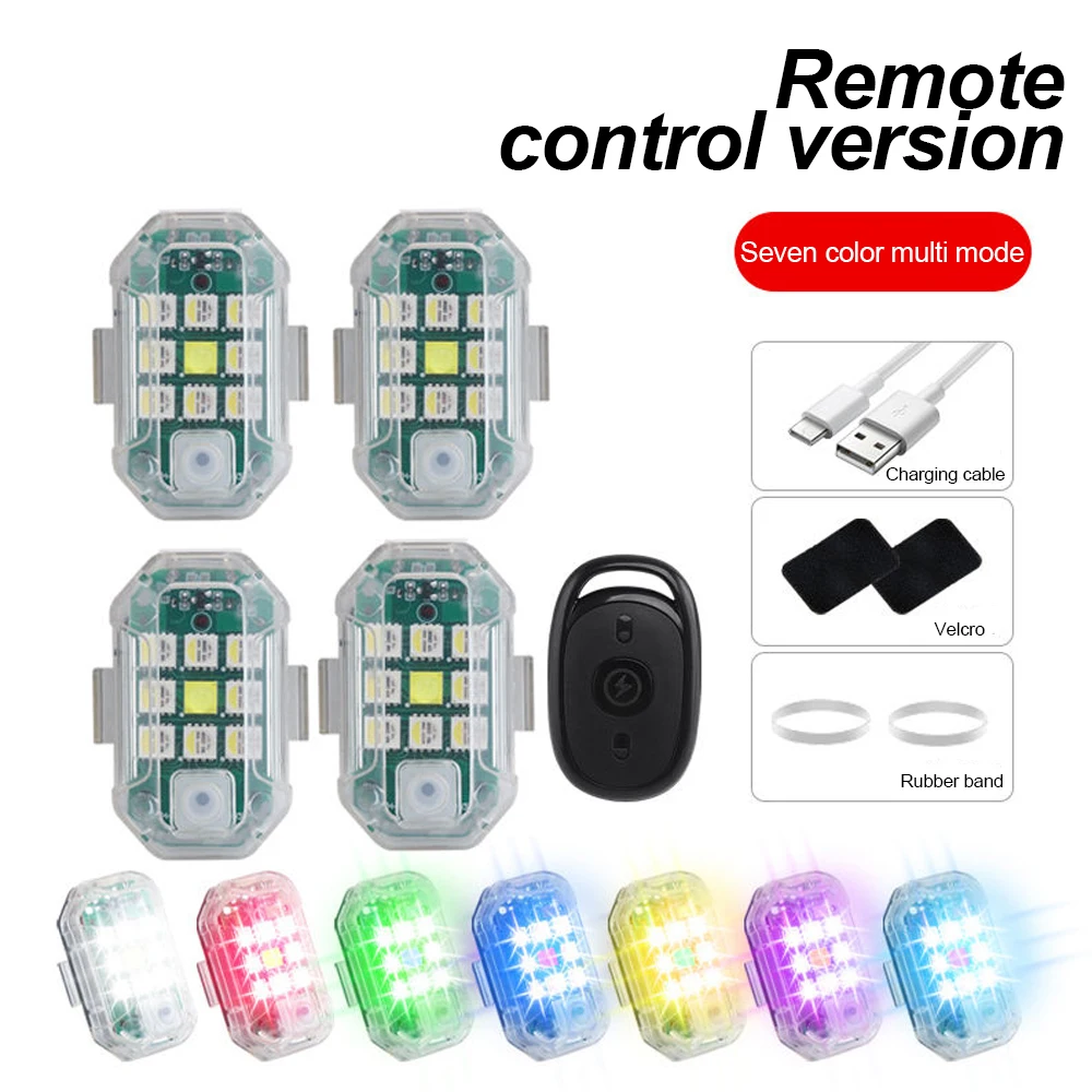 Drone Beacon Light - 무선 원격 제어 LED 항공기 스트로브