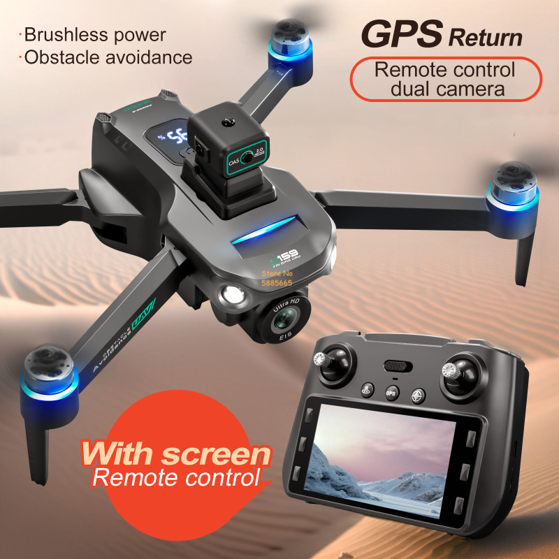 Drone Beacon Light - 8K 듀얼 카메라 5G WIFI FPV