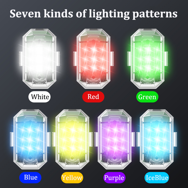 2개/4개 무선 LED 드론 스트로브 라이트 오토바이  - Drone Strobe Light 리뷰 및 가격