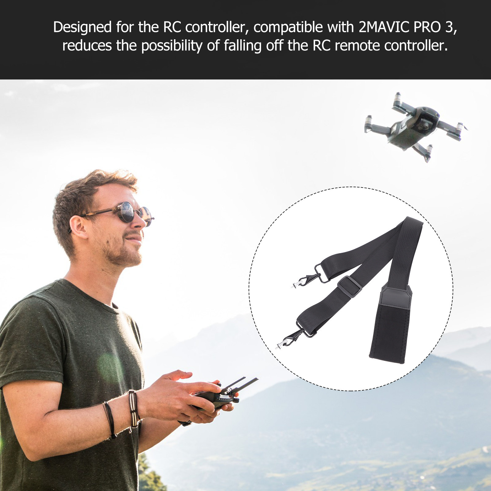 2 3 호환 가능한 Rc 컨트롤러 넥 스트랩 드론 송신 - Drone Neck Strap 리뷰 및 가격