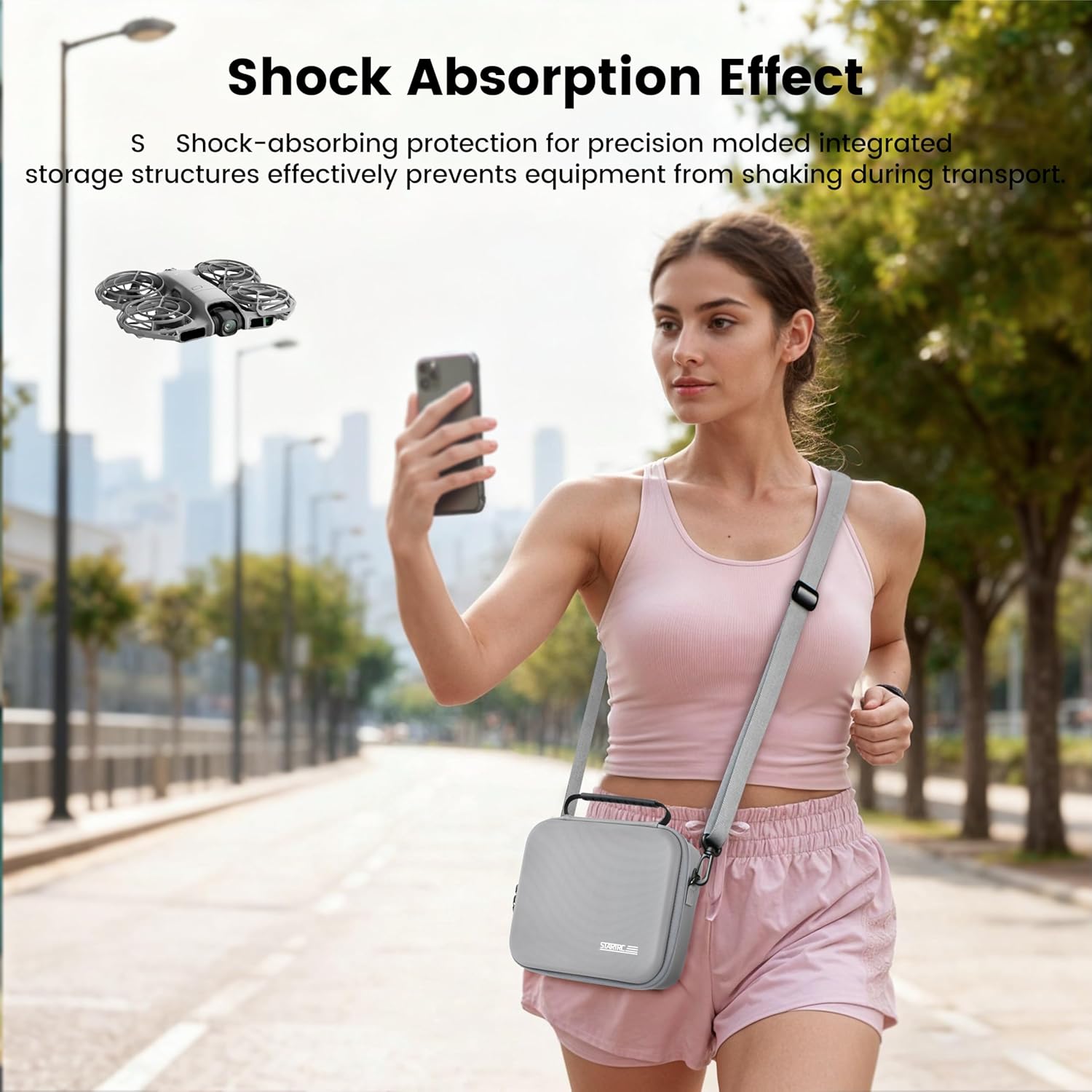 STARTRC Neo 2 휴대용 PU 숄더백 핸드백 D - Drone Carrying Case 리뷰 및 가격