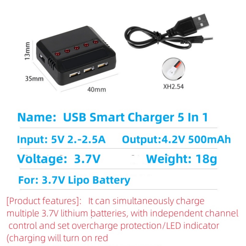 Syma X5HW X5HC X5C X5SW 3.7V 5 - Drone Battery Adapter 리뷰 및 가격