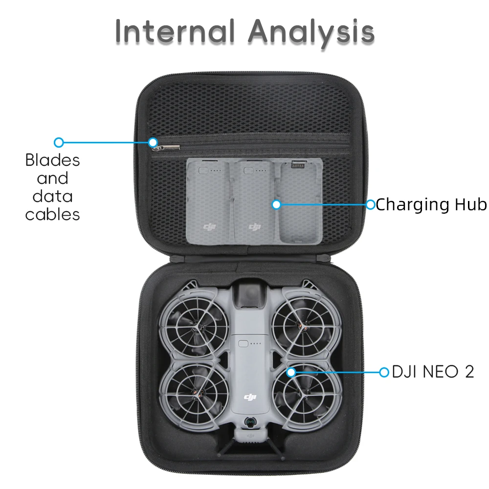 DJI Neo 2용 긁힘 방지 방진 보관 핸드백 하드  - Drone Hard Shell Case 리뷰 및 가격