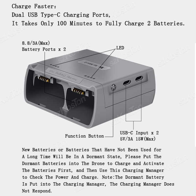 DJI 미니 4K/미니 2/미니 2 SE 충전 허브 2 - Drone Charging Hub 리뷰 및 가격
