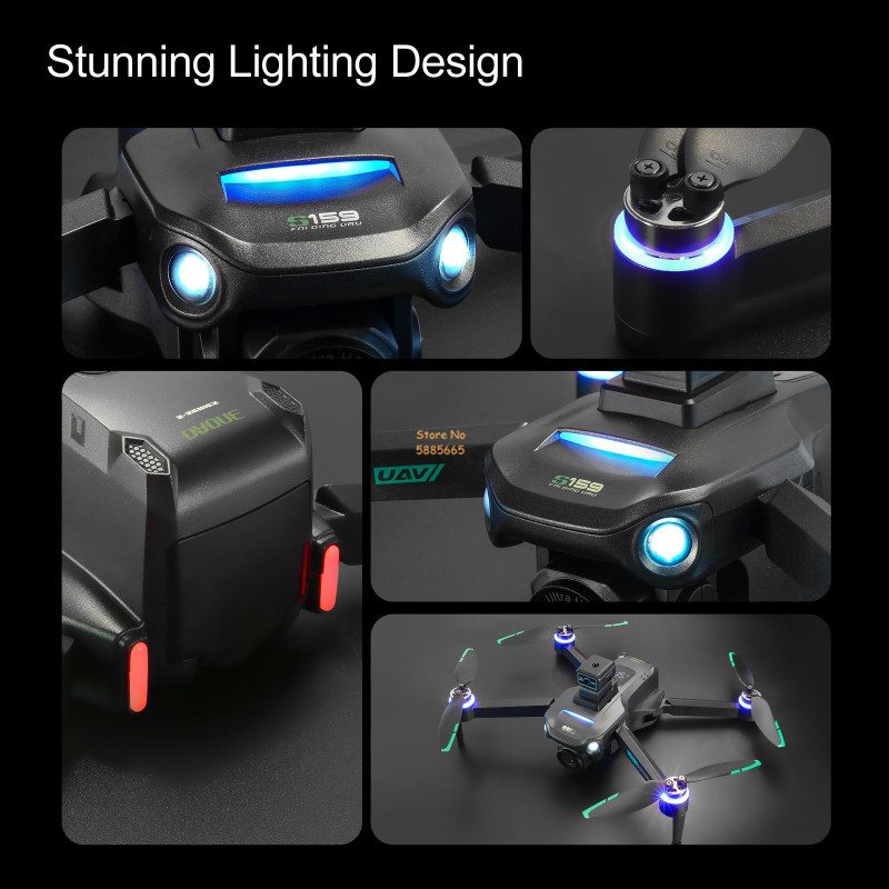 8K 듀얼 카메라 5G WIFI FPV 원격 제어 Qu - Drone Beacon Light 리뷰 및 가격