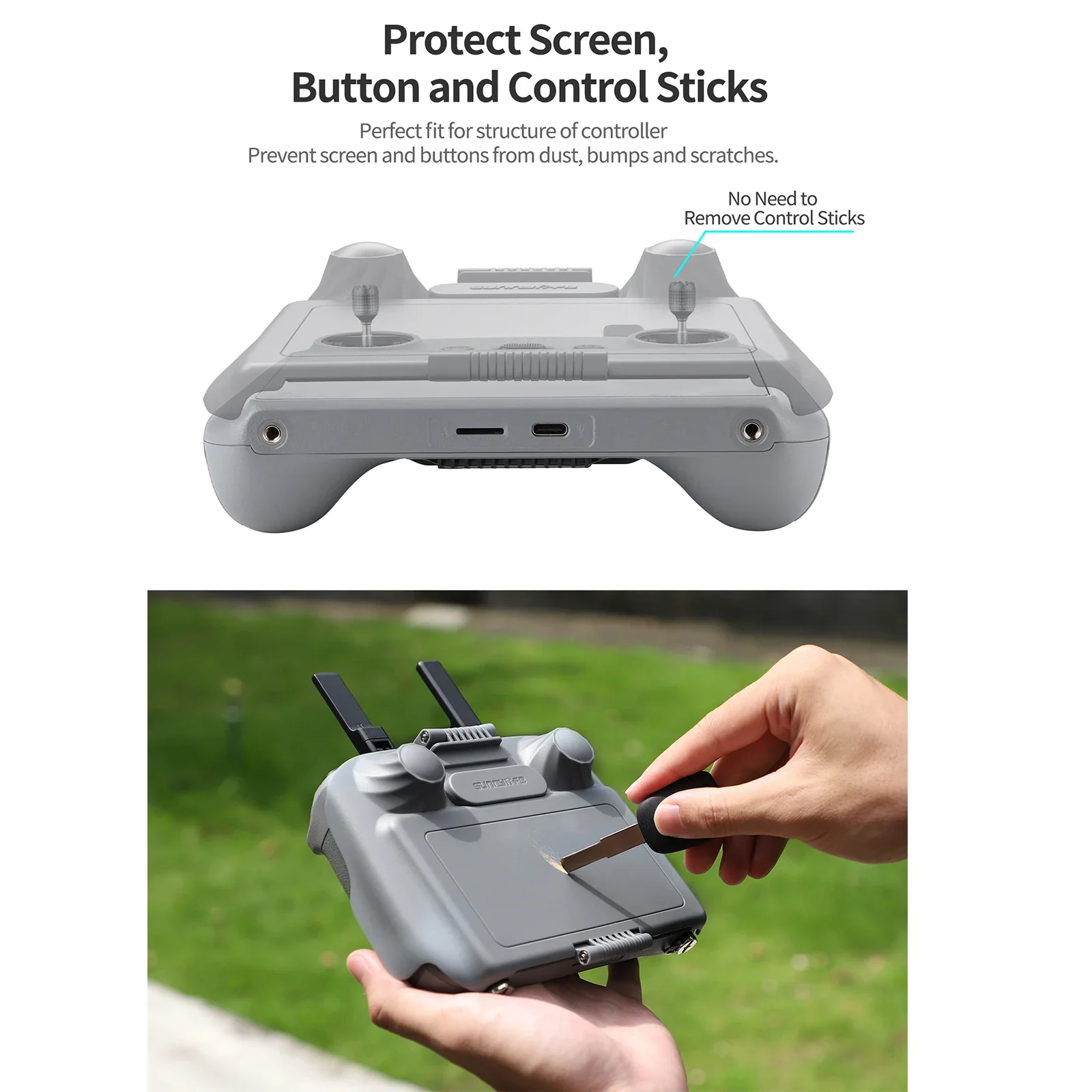 DJI RC/RC 2 리모컨 스크린 보호대 후드, 햇빛 - Drone Sun Shade 리뷰 및 가격