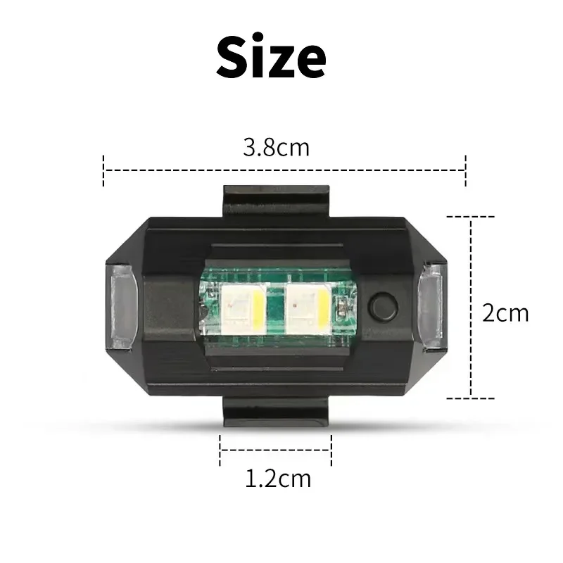 오토바이 조명 드론 스트로브 라이트 USB LED 충돌 - Drone Strobe Light 리뷰 및 가격