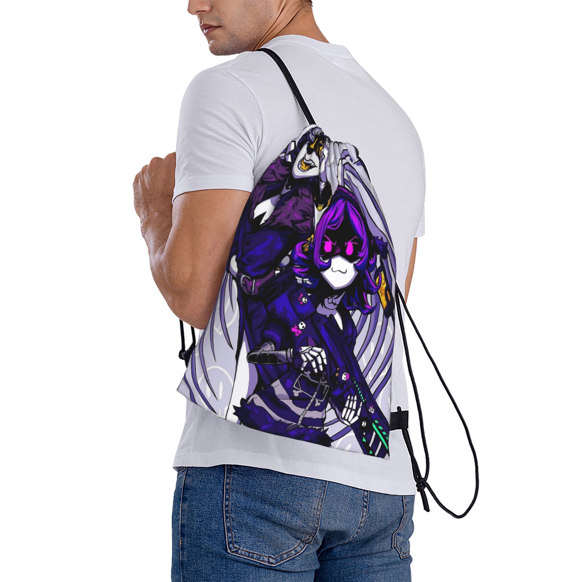 Murder Drones Anime Drawstring - Drone Backpack 리뷰 및 가격