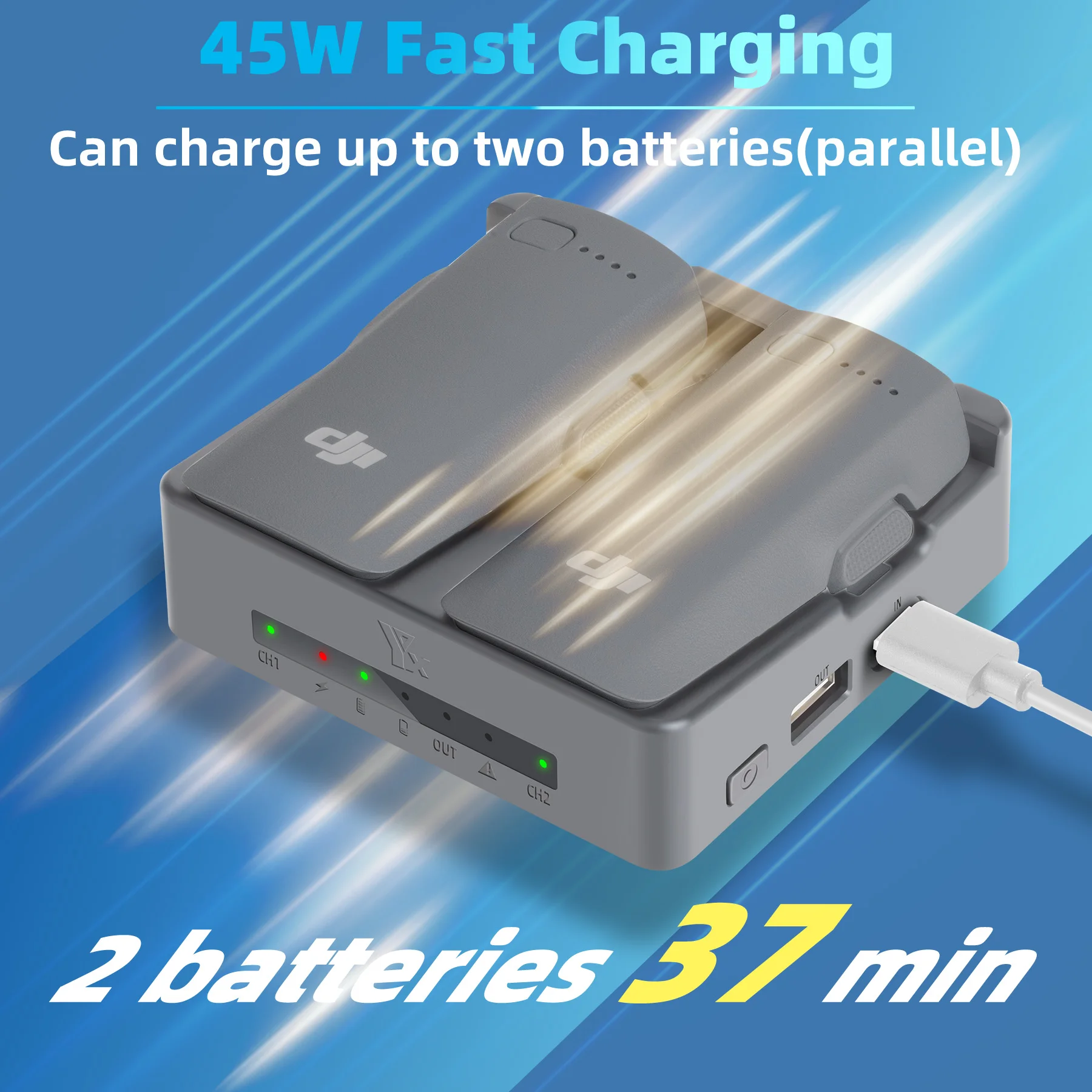 NEO 2 고속 충전 허브 배터리 지능형 충전기 DJI - Drone Charging Hub 리뷰 및 가격