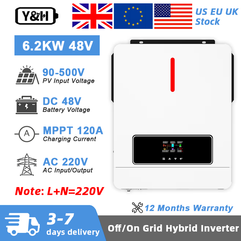 Y&H 6.2KW 하이브리드 태양광 인버터 48VDC  - Drone Solar Charger 리뷰 및 가격