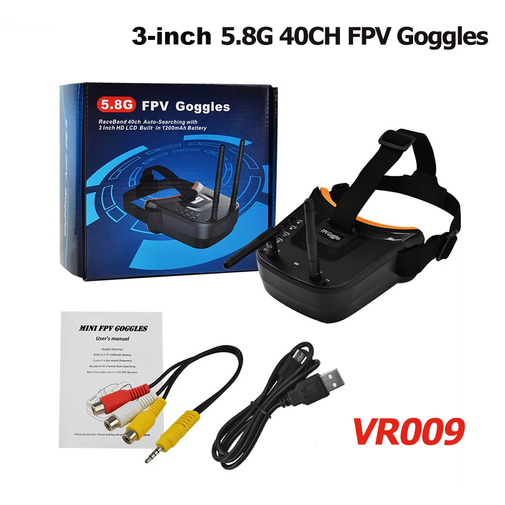 VR009 FPV 비디오 고글 3인치 480*320 L - Drone Controller Screen 리뷰 및 가격